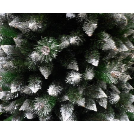 Umelý Vianočný stromček Sosna Verona - biele konce - 120cm
