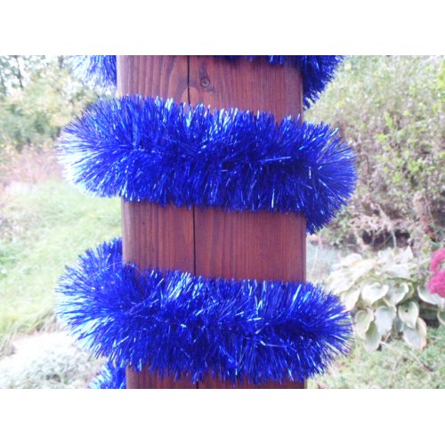 Vianočná girlanda - modrá -...
